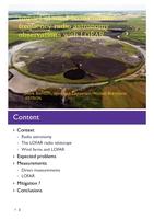 Impact of wind farms on low-frequency radio astronomy observations with LOFAR.