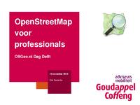 Sessie 2: Open Street Map for Professionals