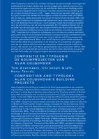 Compositie en typologie: De bouwprojecten van Alan Colqhuhun / Composition and typology: Alan Colquhun's building projects