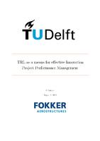 TRL as a means for effective Innovation Project Performance Management