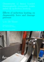 Disassembly of fusion bonded thermoplastic composite joints aided by induction heating