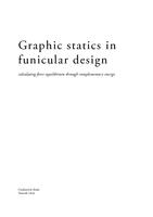 Graphic statics in funicular design: Calculating force equilibrium through complementary energy