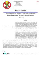 Reconfigurable Trigger Logic for Electronic Instrumentation in Space Applications