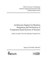 Architecture Support for Runtime Integration and Verification of Component-based Systems of Systems