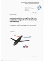 Accurate computation of drag for a wing/body configuration using multi-block, structured-grid CFD technology