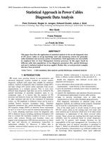 Statistical Approach in Power Cables Diagnostic Data Analysis