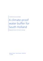 A climate proof water buffer for South Holland