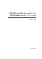 Offline Data and Synchronization for a Mobile Backend as a Service system