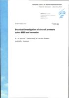 Practical investigation of aircraft pressure cabin MSD and corrosion