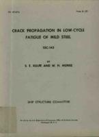 Crack propagation in low-cycle fatigue of mild steel