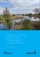 Retention of Rhine water in the Rijnstrangen to mitigate drought
