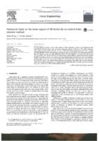 Numerical study on the water impact of 3D bodies by an explicit finite element method
