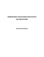 Immiscible foam for enhancing oil recovery