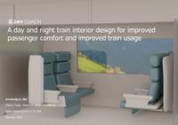A day and night train interior design for improved passenger comfort and improved train usage 