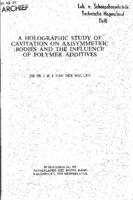 A holographic study of cavitation on axisymmetric bodies and the influence of polymer additives