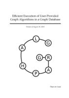 Efficient Execution of User-Provided Graph Algorithms in a Graph Database