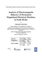 Analysis of Electromagnetic Behavior of Permanent Magnetized Electrical Machines in Fault Modes