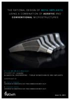 The rational design of meta-implants using a combination of auxetic and conventional microstructures