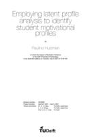 Employing latent profile analysis to identify student motivational profiles