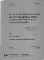 Skin friction measurements on two relatively thick airfoil sections at high Reynolds number