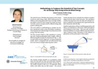 Methodology to Compare the Potential of Two Concepts for an Energy Ship Using Airborne Wind Energy
