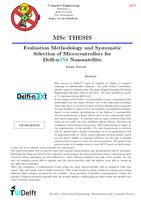 Evaluation Methodology and Systematic Selection of Microcontrollers for Delfi-n3Xt Nanosatellite