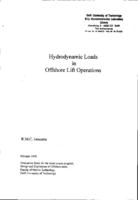 Hydrodynamic loads in offshore lift operations