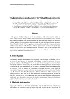 Cybersickness and anxiety in virtual environments