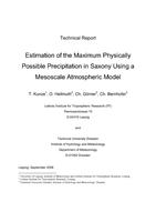 Estimation of the Maximum Physically Possible Precipitation in Saxony Using a Mesoscale Atmospheric Model