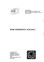 Berm Breakwater Research