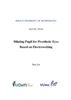 Dilating Pupil for Prosthetic Eyes Based on Electrowetting