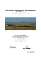 Flood protection and marine power in the Wash estuary, United Kingdom: Technical and economical feasibility study