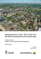 Integrating data center waste heat into the district heating network in Amsterdam