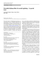 Ensemble Kalman filter for model updating: A special issue