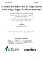 Maturity model for the IT-department when migrating to a SaaS-environment
