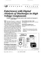 Experiences with digital analysis of discharges in high voltage components