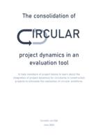 The consolidation of circular project dynamics in an evaluation Tool