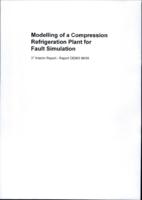 Modelling of a compression refrigeration plant for fault simulation. The expansion valve and the shell-and-tube evaporator: model & results