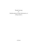 Weight Indexing for Multidisciplinary Design Optimization of Lifting Surfaces