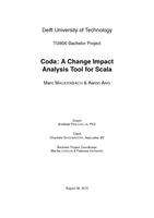 Coda: A Change Impact Analysis Tool for Scala