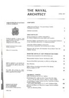 Contents of The Naval Architect, 1971