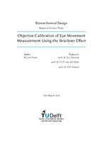 Objective Calibration of Eye Movement Measurement Using the Brückner Effect