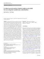 Localized spectral analysis of global satellite gravity fields for recovering time-variable mass redistributions