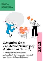 Designing for a Pro-Active Ministry of Justice and Security