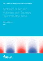 Application of Acoustic Metamaterials in Boundary Layer Instability Control