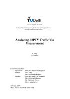 Analyzing P2PTV Traffic Via Measurement