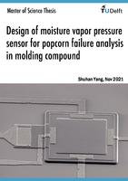 Design of moisture vapor pressure sensor for popcorn failure analysis in molding compound