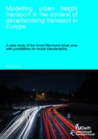 Modelling urban freight transport in the context of decarbonising transport in Europe