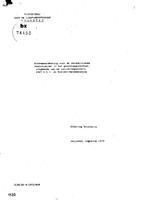 Kostenberekening voor de verschillende deelobjecten in het Grevelingenbekken, uitgaande van de inrichtingsschets 1967 t.b.v. de kosten-/batenanalyse