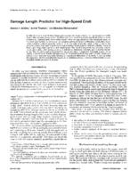 Damage length predictor for high-speed craft